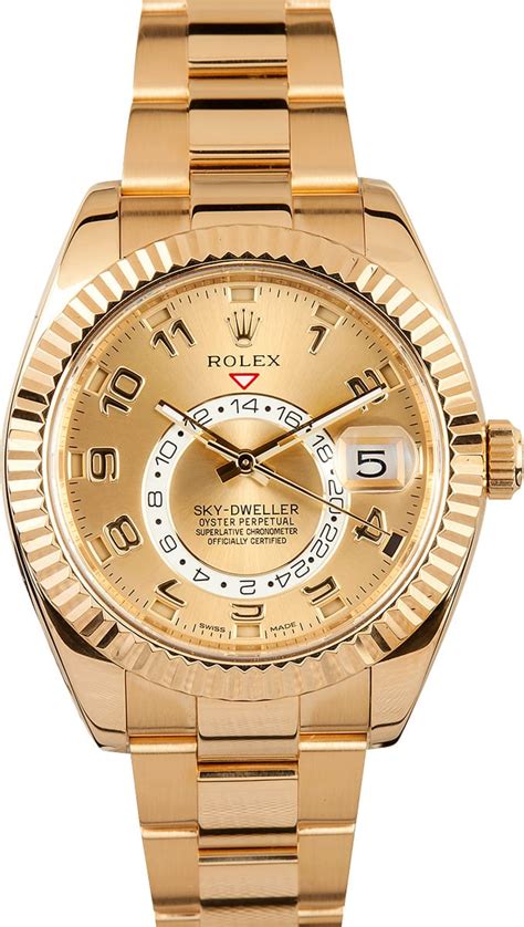 rolex yellow gold price